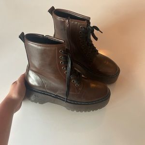 Brown boots